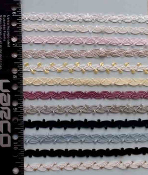 T408 Trim Fancy Rayon Braid 1 Yd/pkg 1/4"