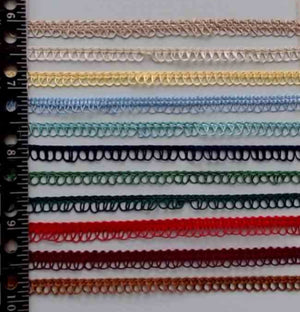 T435 Trim Rayon Loop Braid 2yds/pkg 1/4"
