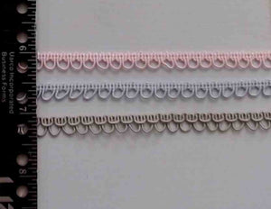 T437 Trim Rayon Looped Braid 3/16"