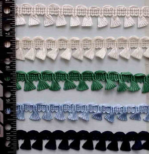 T475 Trim Rayon Looped w/Edge 1/2"