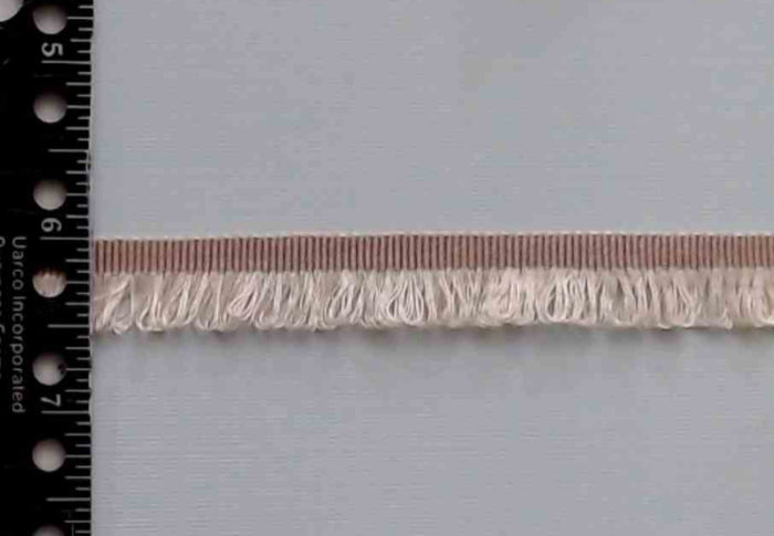 T554 Trim 100% Cotton Fringed Loop 1/2"