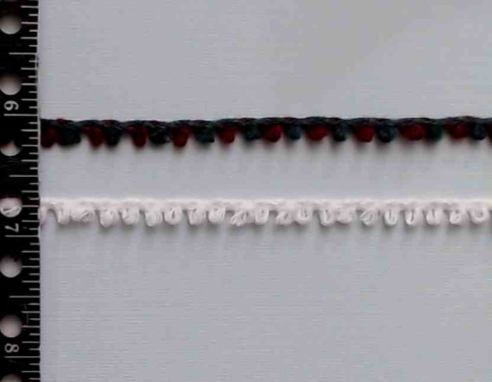 T557 Trim Cotton Picot Trim 2 yards/pkg 1/4"