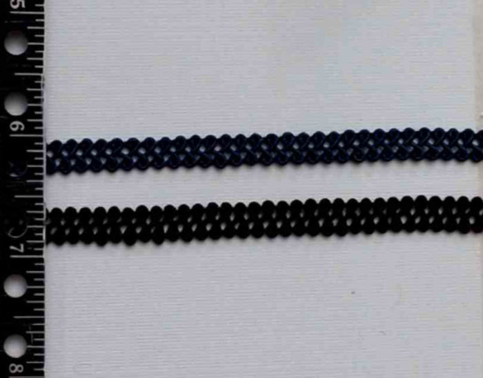 T604 Trim Rayon Flat Looped Braid 1/4"