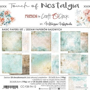 Touch of Nostalgia 8 x 8 Basic Papers Double Sided
