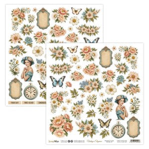 Vintage Elegance 07 Double Sided 12 x 12