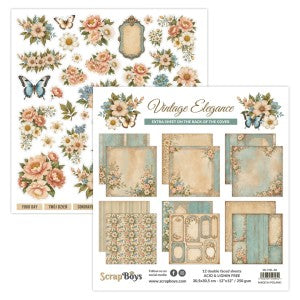 Vintage Elegance 12 x 12 Double Sided Pad
