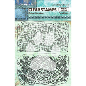 WTK183  Clear Stamp 14x18 Songs of the Sea Double Texture