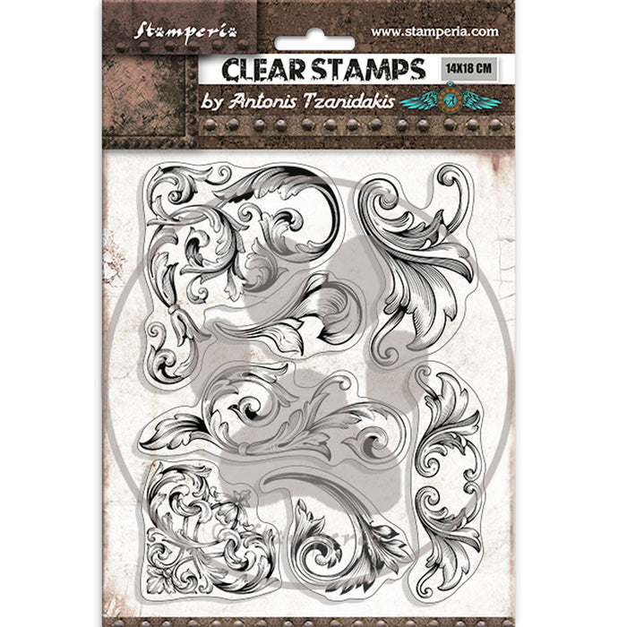 WTK190  Clear Stamp 14x18 Sir Vagabond Fantasy World Greeks