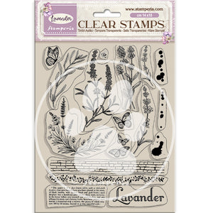 WTK195  Clear Stamp 14x18 Lavender
