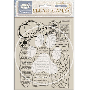 WTK208 Clear Stamp 14 x 18 Art of Travelling