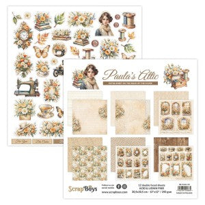 Paula's Attic 12 x 12 Double Sided Pad