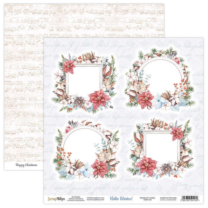 Hello Winter! 03 Double Sided 12 x 12
