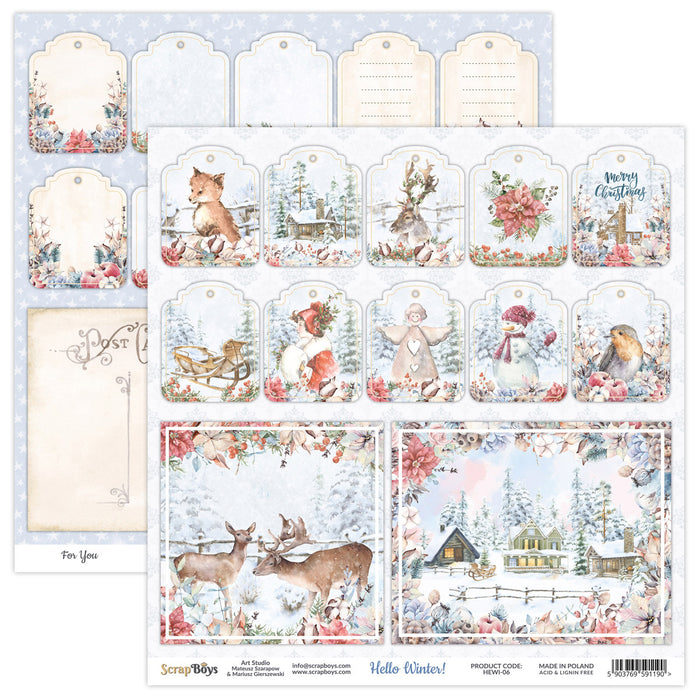 Hello Winter! 06 Double Sided 12 x 12