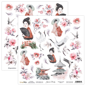 Japanese Beauty 07 Elements Double Sided 12 x 12