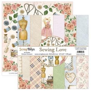 Sewing Love 12 x 12 Double Sided Pad