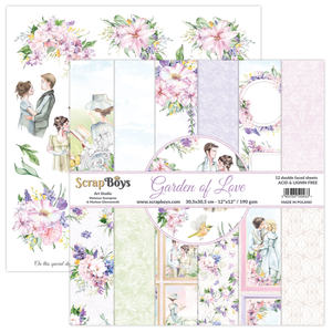 Garden of Love 12 x 12 Double Sided Pad