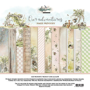 Our Adventures 8 x 8 Double Sided