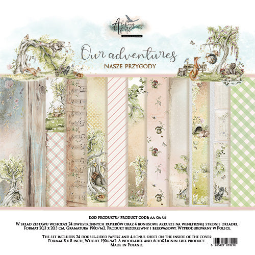 Our Adventures 8 x 8 Double Sided