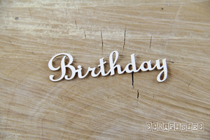 3762 Decorative Chips 7x2.5cm Sentiments Birthday
