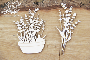 4292 Decorative Chips 9.5x9.5cm Lavender Mist Pot