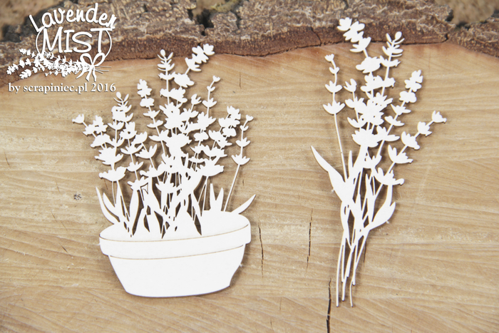 4292 Decorative Chips 9.5x9.5cm Lavender Mist Pot