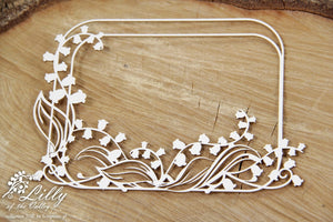 4505 Decorative Chips 10x14cm Lily of the Valley Rectangle Frame 02