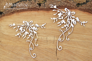4819 Decorative Chips 9.5x9.5cm Mistletoe Decors