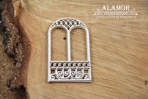 4937 Decorative Chips 9.5x9.5cm Alamor Two Layers Window