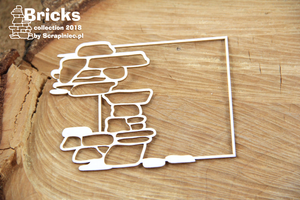 4948 Decorative Chips 9x7cm Bricks Square Frame