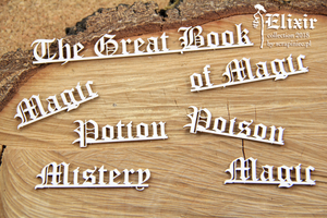 4957 Decorative Chips 14x10cm Elixer Inscriptions