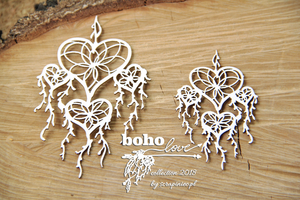 5136 Decorative Chips 9.5x9.5cm Boho Love Dream Catcher