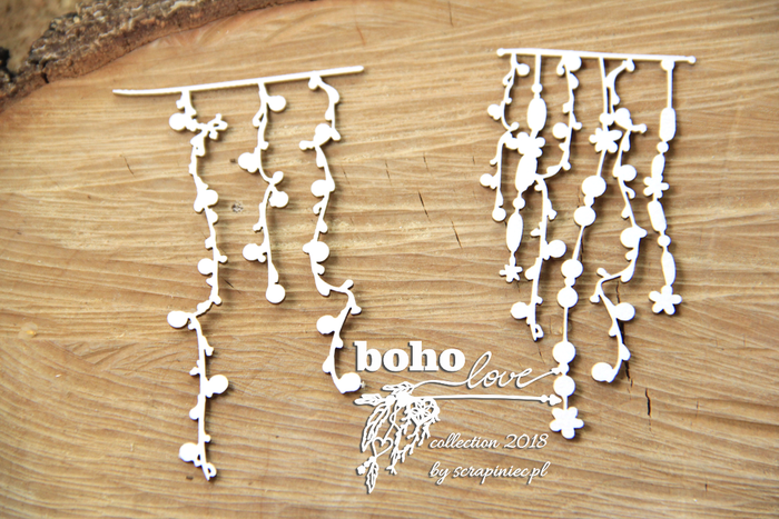 5143 Decorative Chips 9.5x9.5cm Boho Love Small Garlands 01
