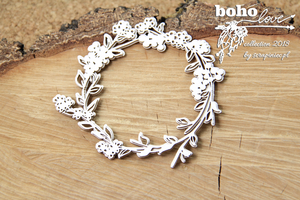 5148 Decorative Chips 9.5x9.5cm Boho Love 2 Layers Frame