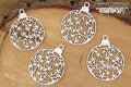5244 Decorative Chips 6.2x7.6cm Cherish Christmas Baubles