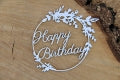 5721 Decorative Chips 9x8cm Hi Summer Frame 02 Wishes Happy Birthday