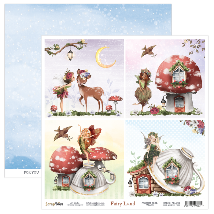 Fairy Land 05 Double Sided 12 x 12