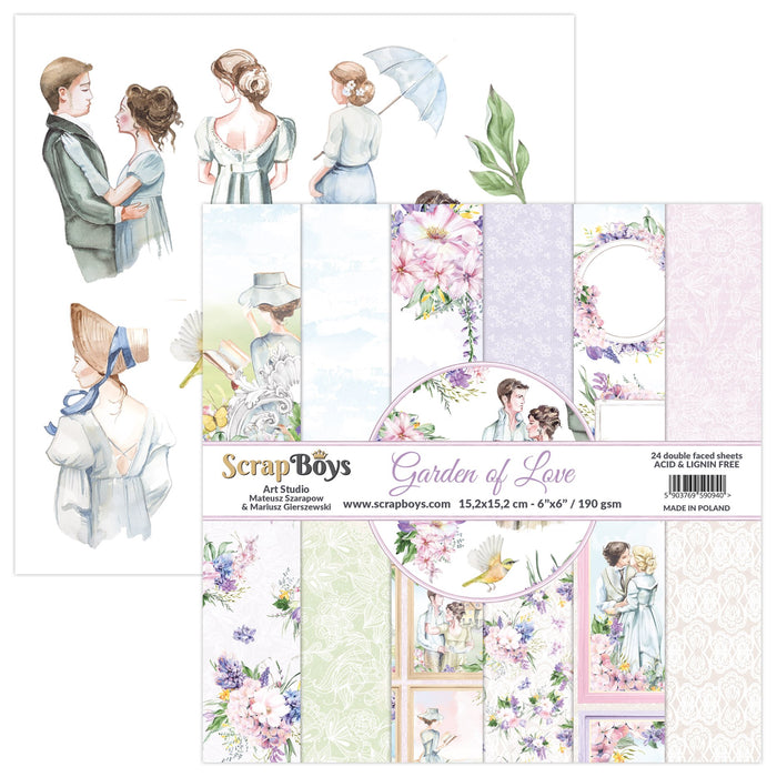 Garden of Love 6x6 Double Sided Pad