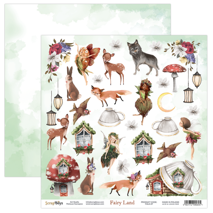 Fairy Land 07 Elements Double Sided 12 x 12