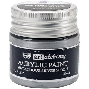 963101 Art Alchemy Metallique Silver Spoon