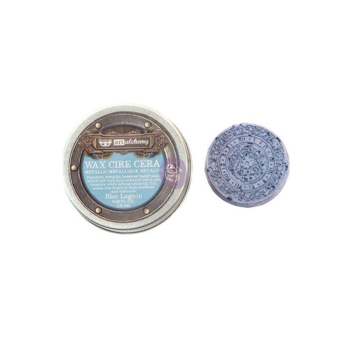 966706 Metallique Wax Finnabair Blue Lagoon