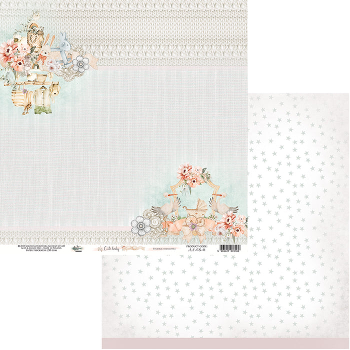 Cute Baby #3 Double Sided 12 x 12