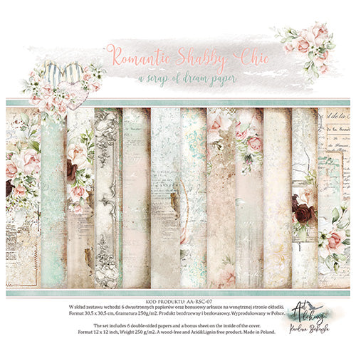 Romantic Shabby Chic 12 x 12 Double Sided