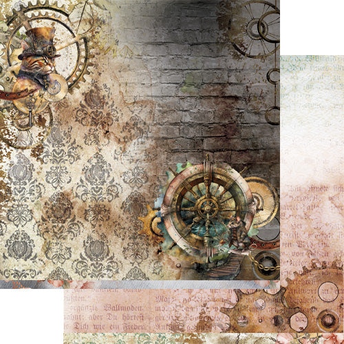 Steampunk Dreams #3 Double Sided 12 x 12