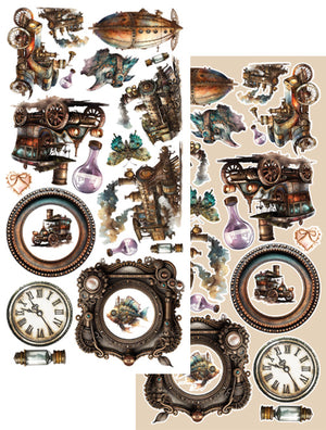 Steampunk Dream Extras 6 x 12 Set/6