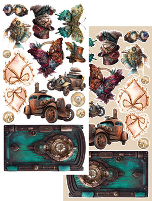 Steampunk Dream Extras 6 x 12 Set/6