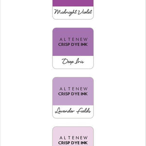ALT1246 Dye Ink Mini Cube Set Shades of Purple Crisp