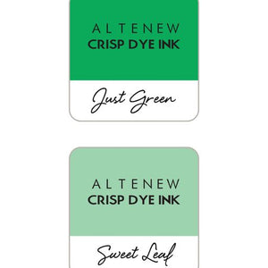ALT2153 Dye Ink Mini Cube Set Green Meadows