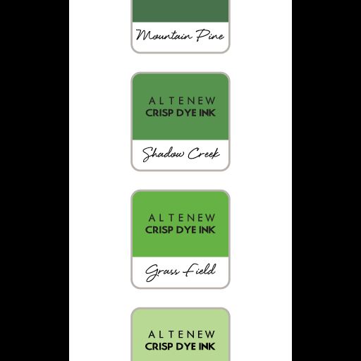 ALT2736 Dye Ink Mini Cube Set Green Valley