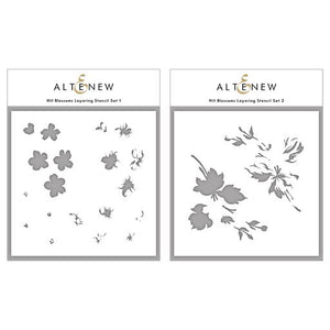 ALT4953 Layering Stencil Set (2 in 1) Hill Blossoms