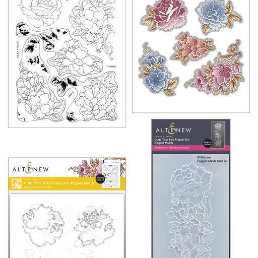 ALT6600 Craft Your Life Project Kit Elegant Motifs